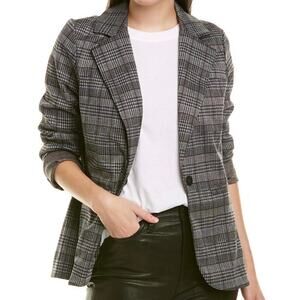 Michael Stars Gray Plaid Blazer XS | Tailored Jacket